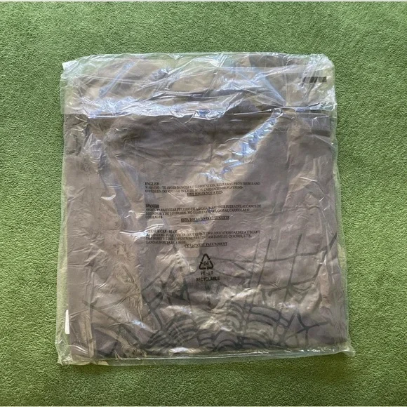 New sp5der Slate Grey OGWEB V2 T-shirt Size M - Picture 5 of 5